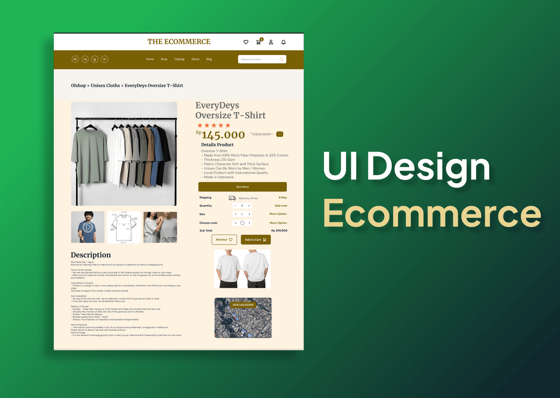 E-Commerce UI Design